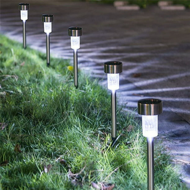 Outdoor Solar Power Garden Lights Decor Path Lawn Yard LED Landscape Light Lamp 